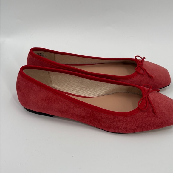 J.Crew Quinn ballet flats in suede Radiant Ruby - Picture 6 of 9